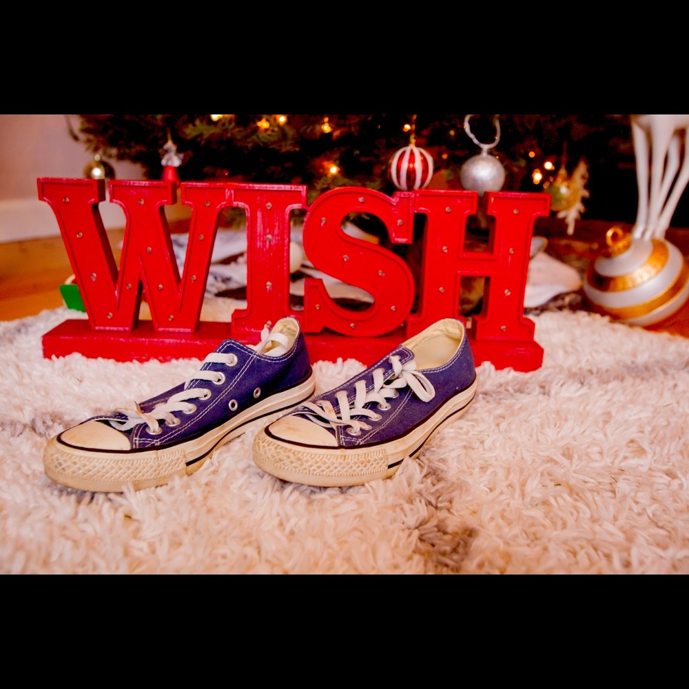 Blue Converse